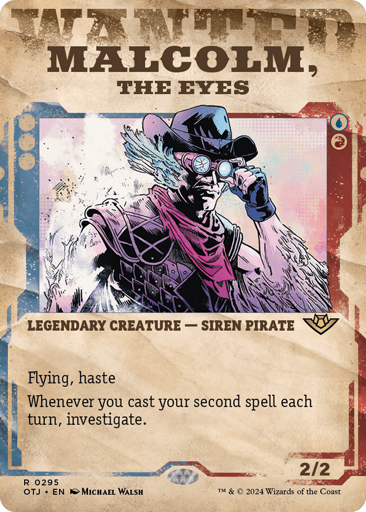 Malcolm, the Eyes (Showcase) [Outlaws of Thunder Junction] | Webway Games