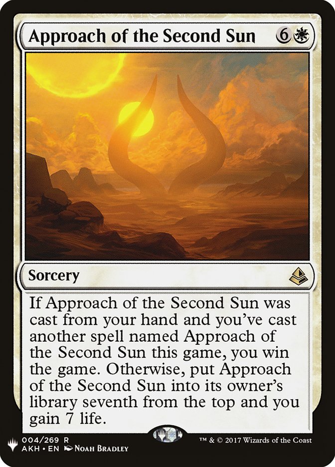 Approach of the Second Sun [Mystery Booster] | Webway Games