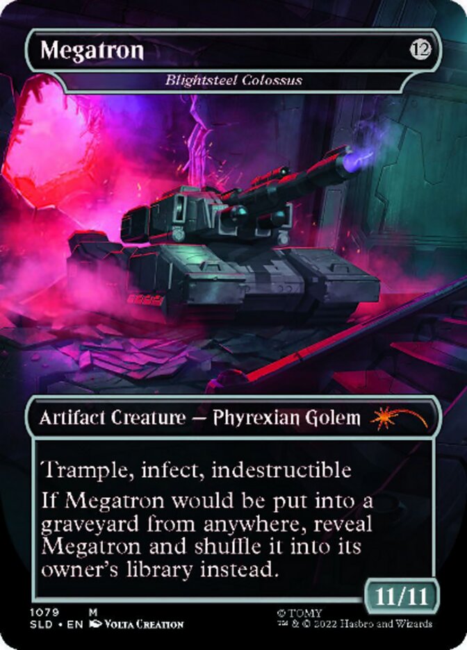 Blightsteel Colossus - Megatron (Borderless) [Secret Lair Drop Series] | Webway Games