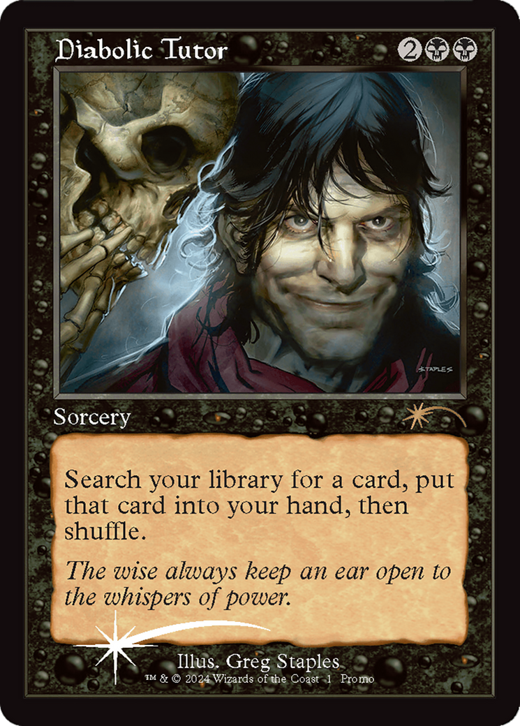 Diabolic Tutor [Wizards Play Network 2024] | Webway Games