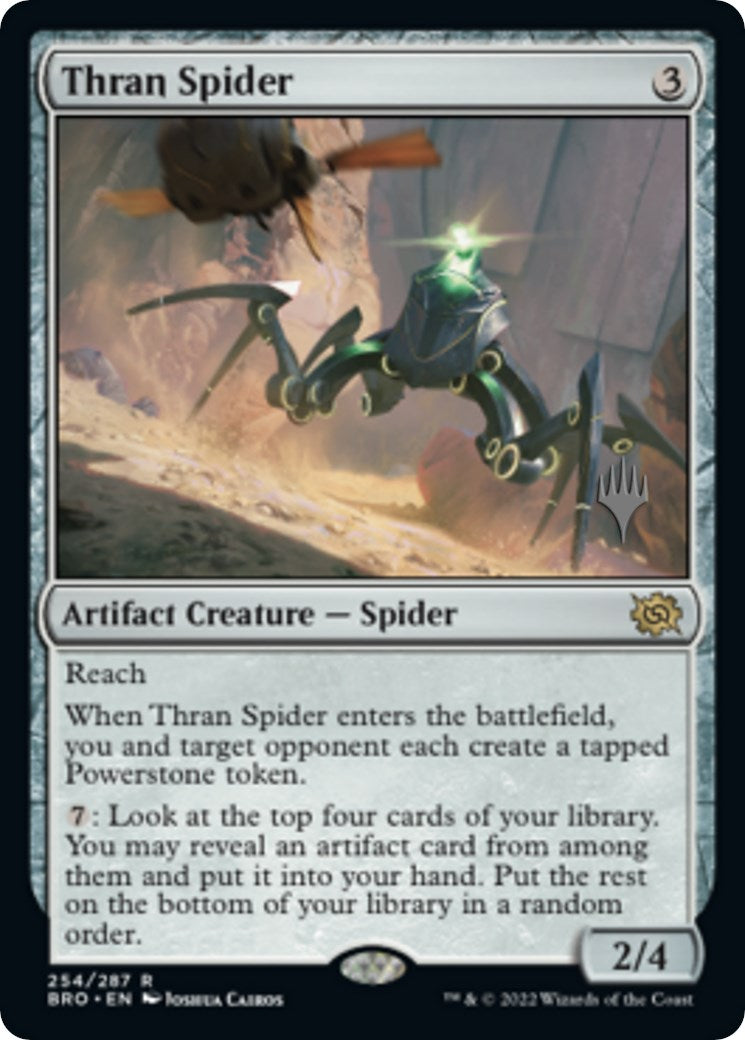 Thran Spider (Promo Pack) [The Brothers' War Promos] | Webway Games