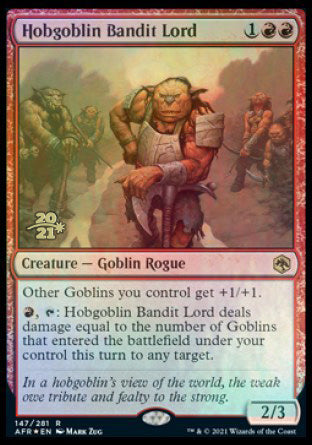 Hobgoblin Bandit Lord [Dungeons & Dragons: Adventures in the Forgotten Realms Prerelease Promos] | Webway Games