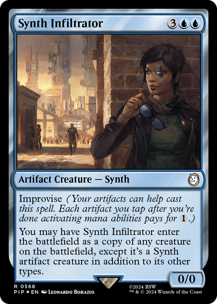 Synth Infiltrator (Surge Foil) [Fallout] | Webway Games