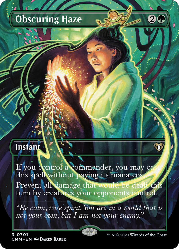 Obscuring Haze (Borderless Alternate Art) [Commander Masters] | Webway Games