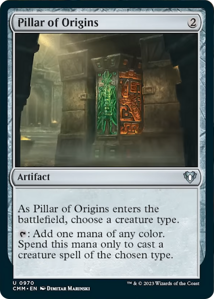 Pillar of Origins [Commander Masters] | Webway Games