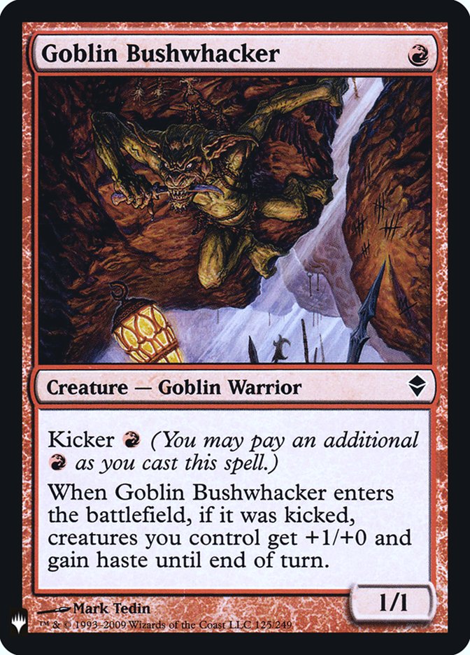 Goblin Bushwhacker [Mystery Booster] | Webway Games