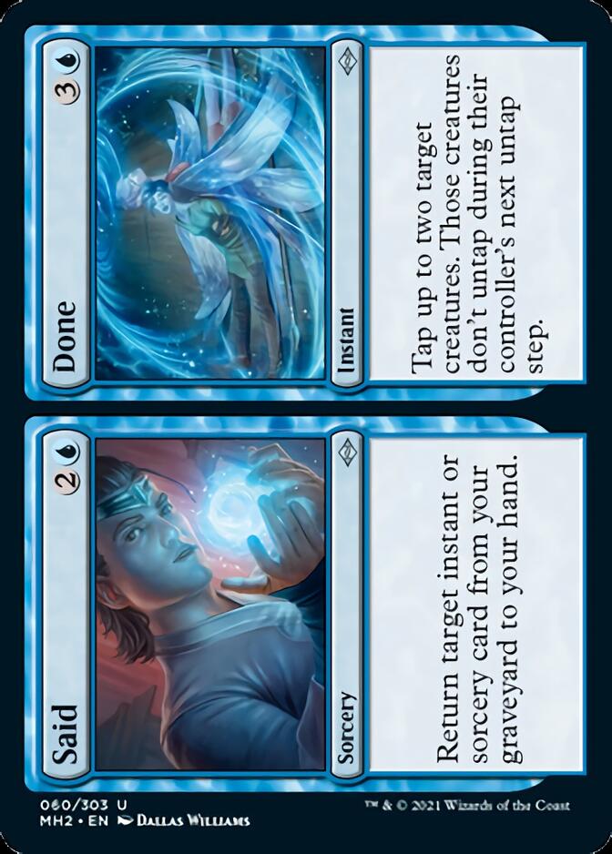 Said // Done [Modern Horizons 2] | Webway Games