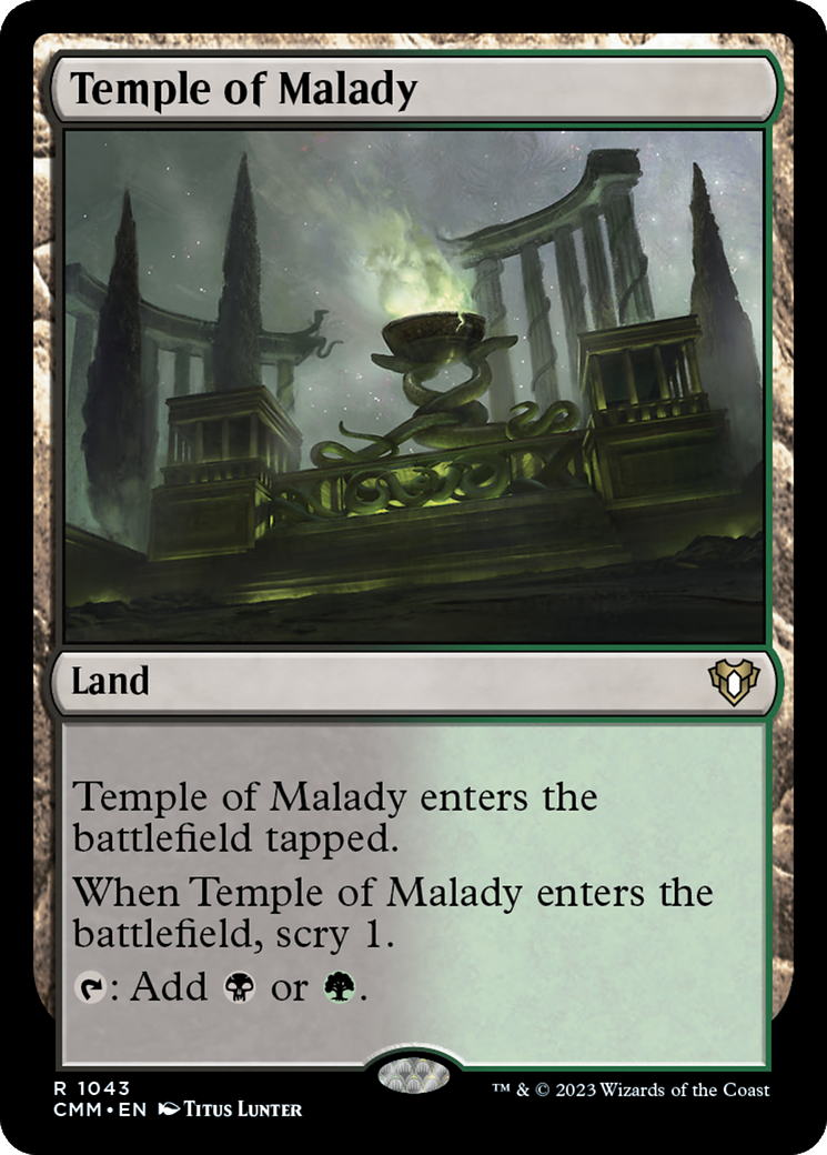 Temple of Malady [Commander Masters] | Webway Games