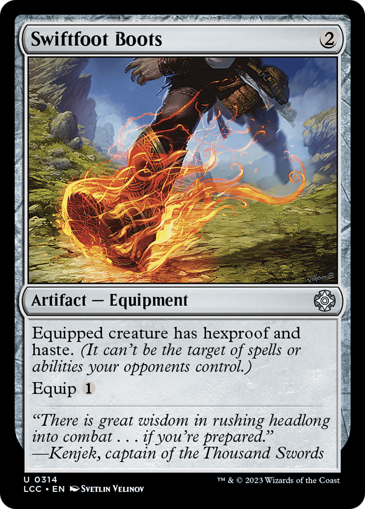 Swiftfoot Boots [The Lost Caverns of Ixalan Commander] | Webway Games