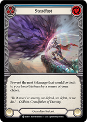 Steadfast (Blue) [EVR035] (Everfest)  1st Edition Rainbow Foil | Webway Games