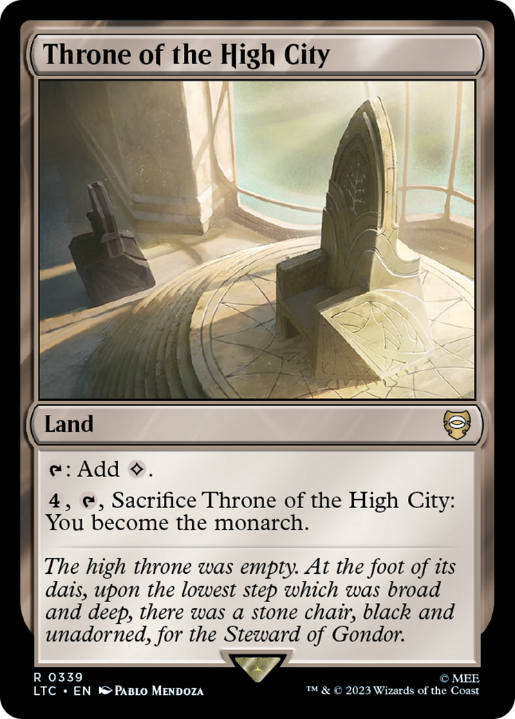 Throne of the High City [The Lord of the Rings: Tales of Middle-Earth Commander] | Webway Games