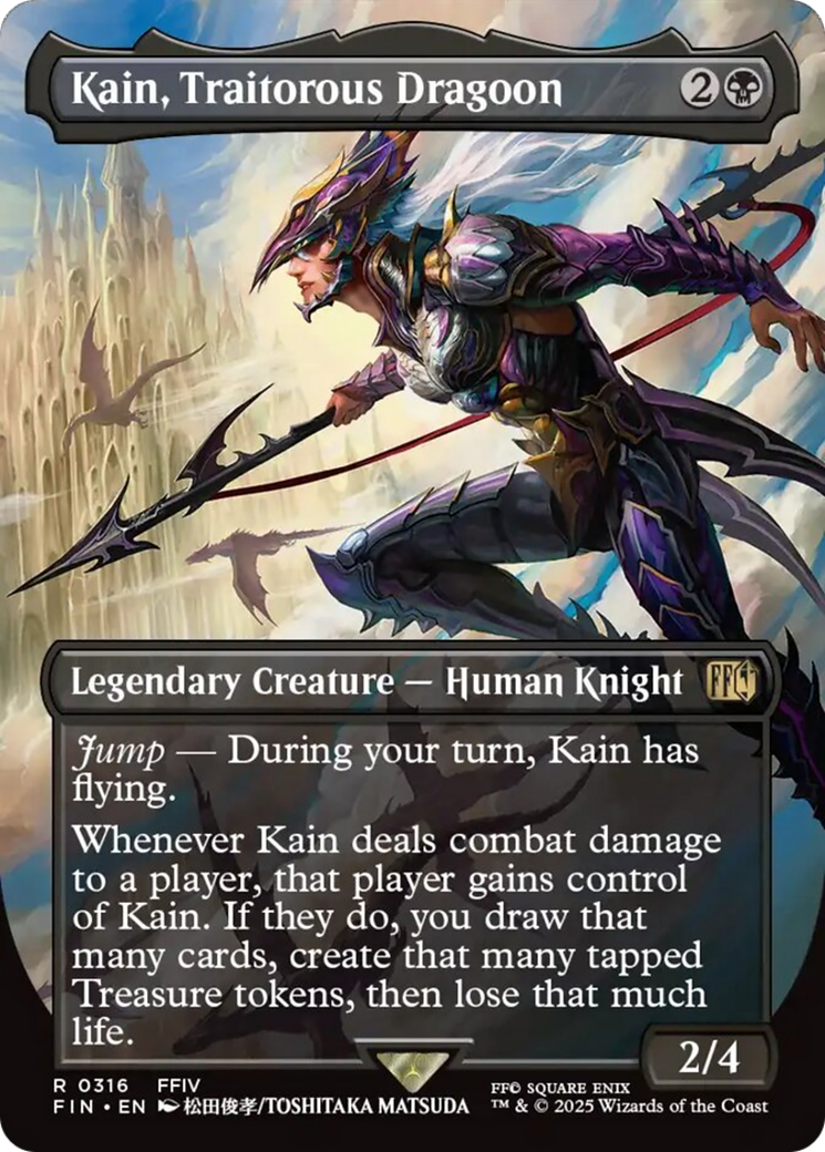 Kain, Traitorous Dragoon (Borderless) [FINAL FANTASY] | Webway Games