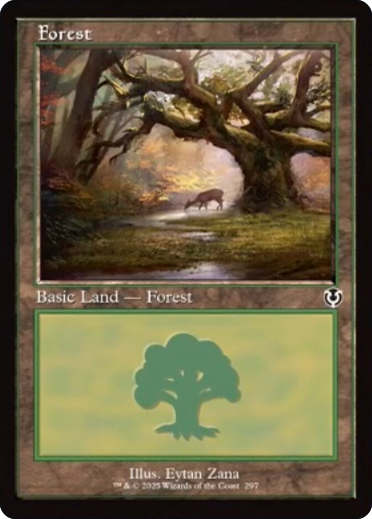 Forest (297) (Retro Frame) [Innistrad Remastered] | Webway Games
