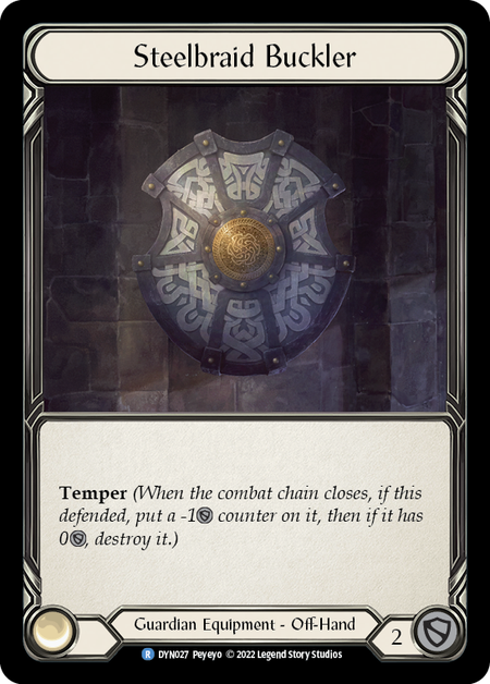 Steelbraid Buckler [DYN027] (Dynasty)  Cold Foil | Webway Games