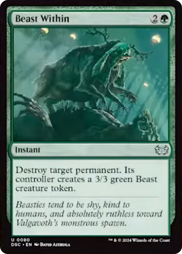 Beast Within [Duskmourn: House of Horror Commander] | Webway Games