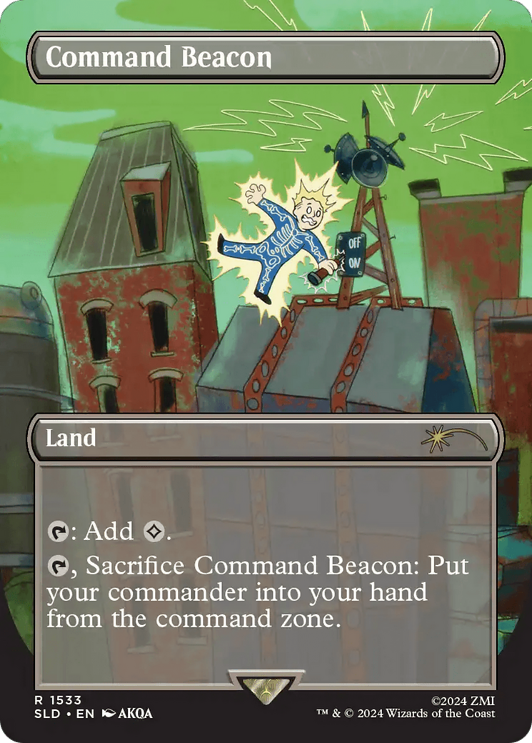 Command Beacon (Rainbow Foil) [Secret Lair Drop Series] | Webway Games