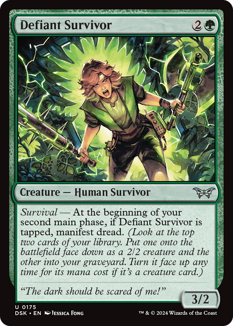 Defiant Survivor [Duskmourn: House of Horror] | Webway Games