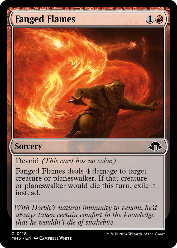 Fanged Flames [Modern Horizons 3] | Webway Games
