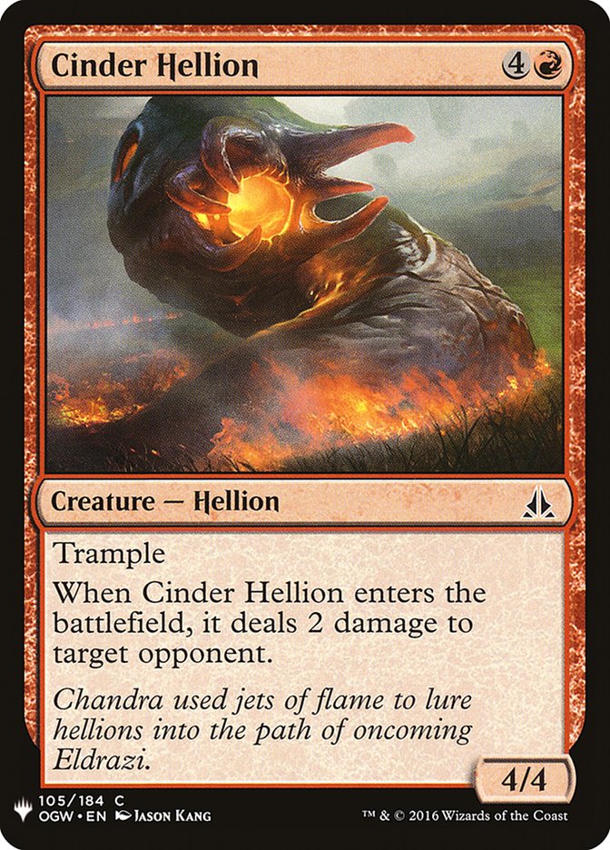 Cinder Hellion [Mystery Booster] | Webway Games