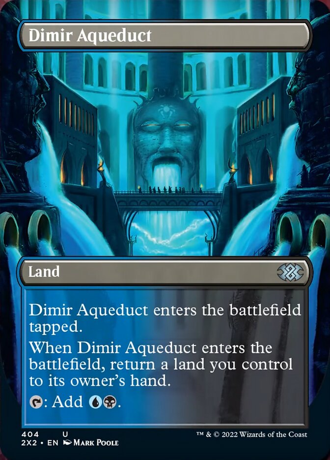 Dimir Aqueduct (Borderless Alternate Art) [Double Masters 2022] | Webway Games
