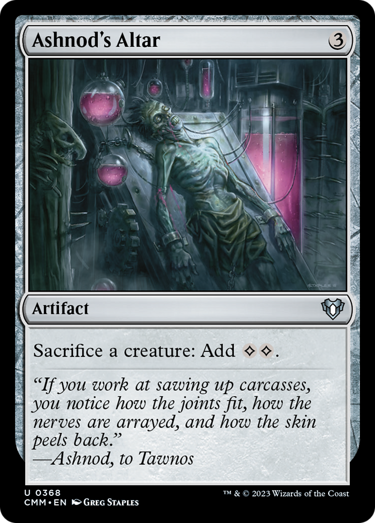 Ashnod's Altar [Commander Masters] | Webway Games