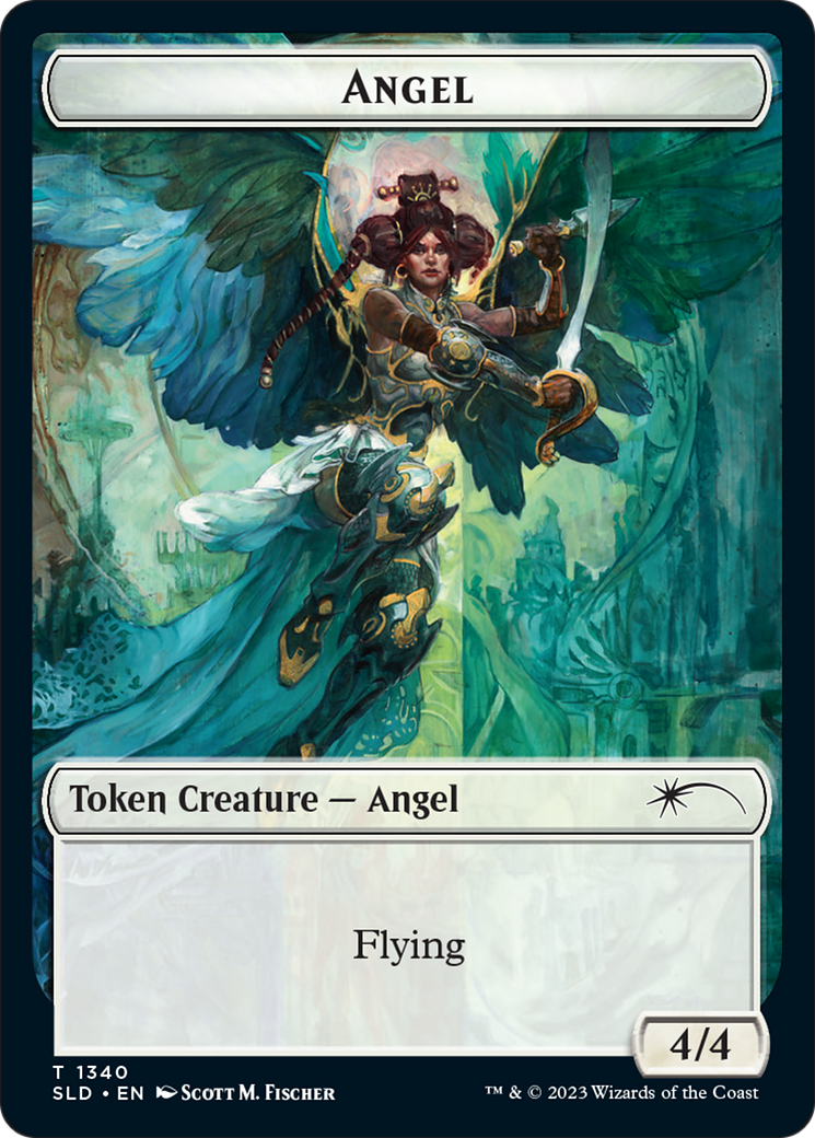 Angel // Spirit Double-Sided Token [Secret Lair Drop Series] | Webway Games