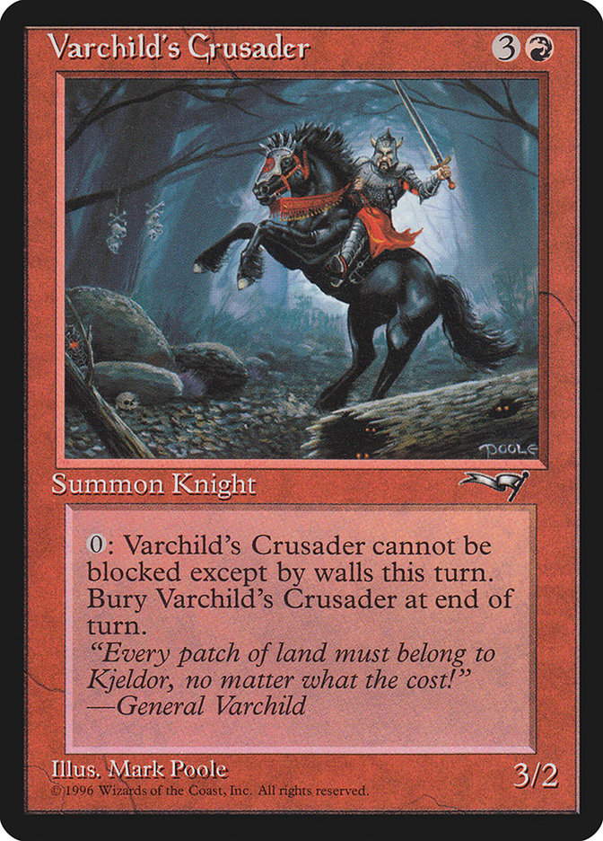 Varchild's Crusader (Black Horse) [Alliances] | Webway Games
