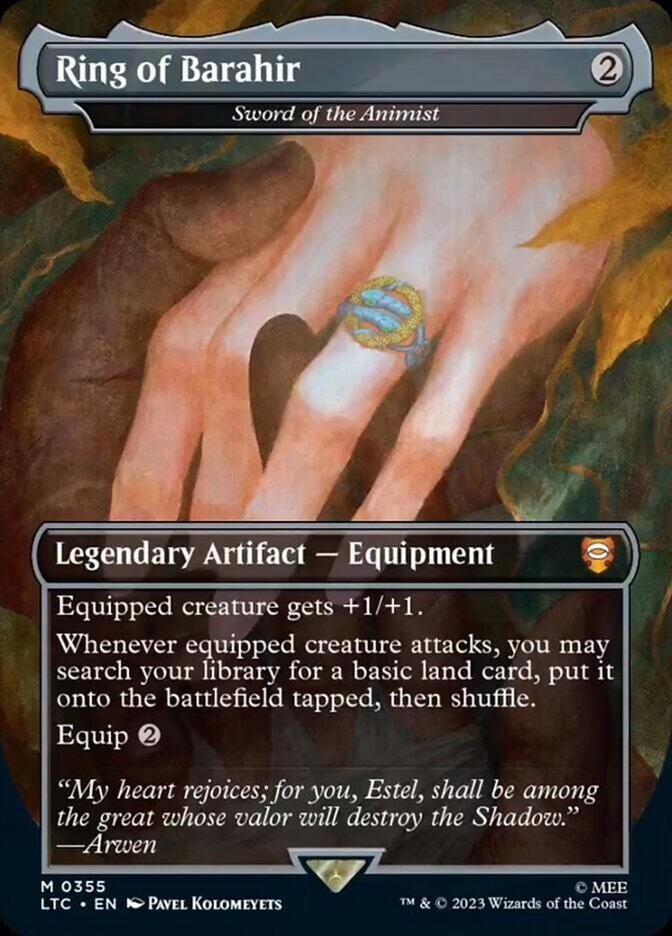 Ring of Barahir - Sword of the Animist [The Lord of the Rings: Tales of Middle-Earth Commander] | Webway Games