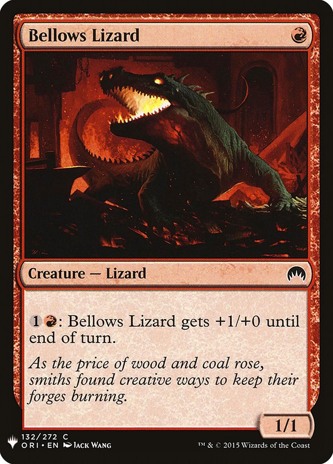 Bellows Lizard [Mystery Booster] | Webway Games