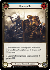 Unmovable (Blue) [U-WTR214] (Welcome to Rathe Unlimited)  Unlimited Rainbow Foil | Webway Games