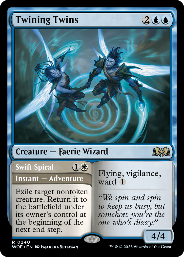 Twining Twins // Swift Spiral [Wilds of Eldraine] | Webway Games
