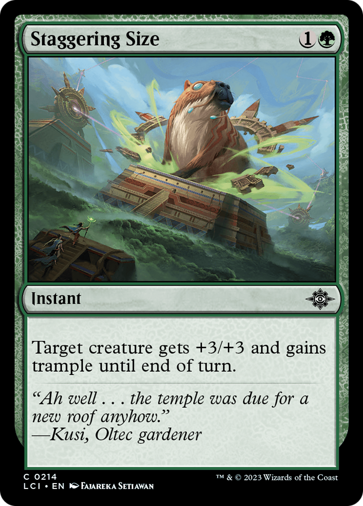 Staggering Size [The Lost Caverns of Ixalan] | Webway Games