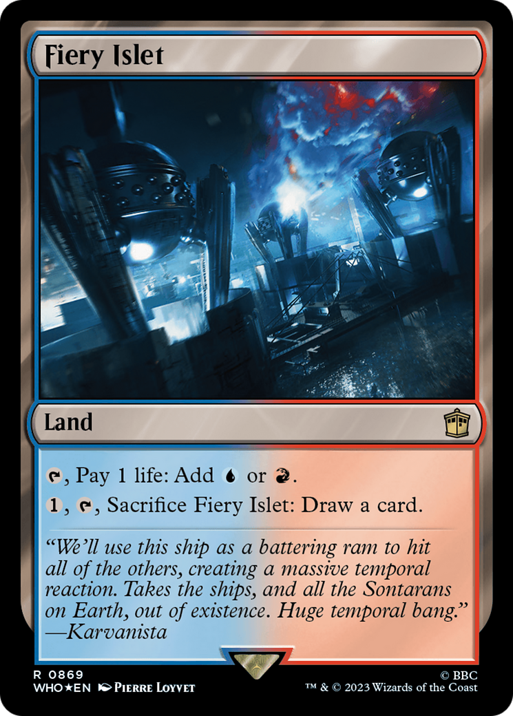 Fiery Islet (Surge Foil) [Doctor Who] | Webway Games