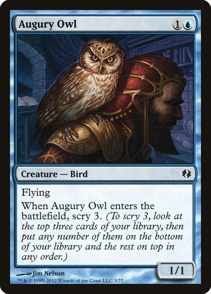 Augury Owl [Duel Decks: Venser vs. Koth] | Webway Games