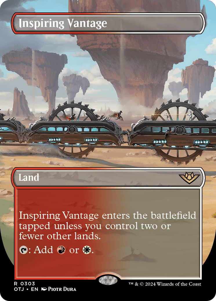 Inspiring Vantage (Borderless) [Outlaws of Thunder Junction] | Webway Games