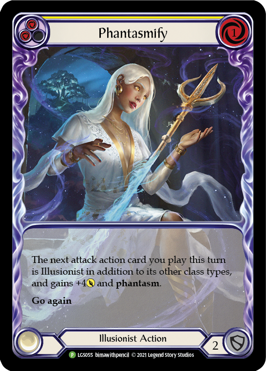 Phantasmify (Yellow) [LGS055] (Promo)  Rainbow Foil | Webway Games