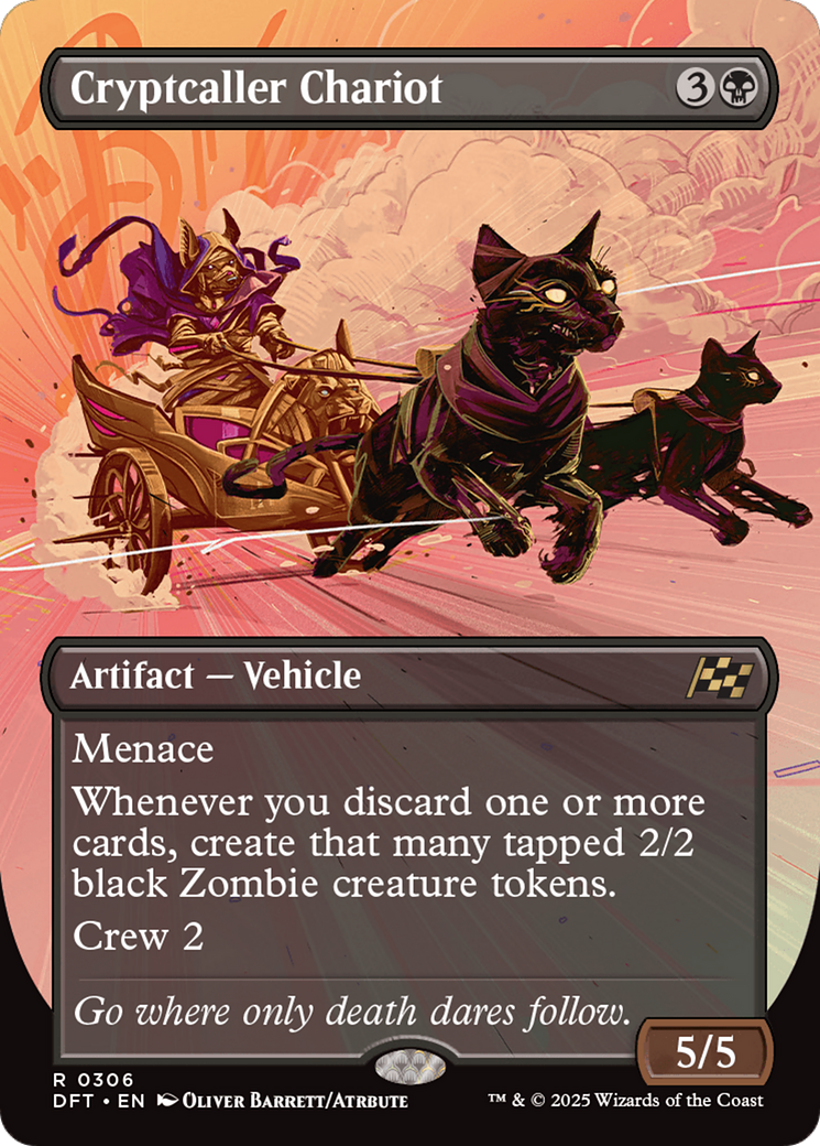 Cryptcaller Chariot (Borderless) [Aetherdrift] | Webway Games