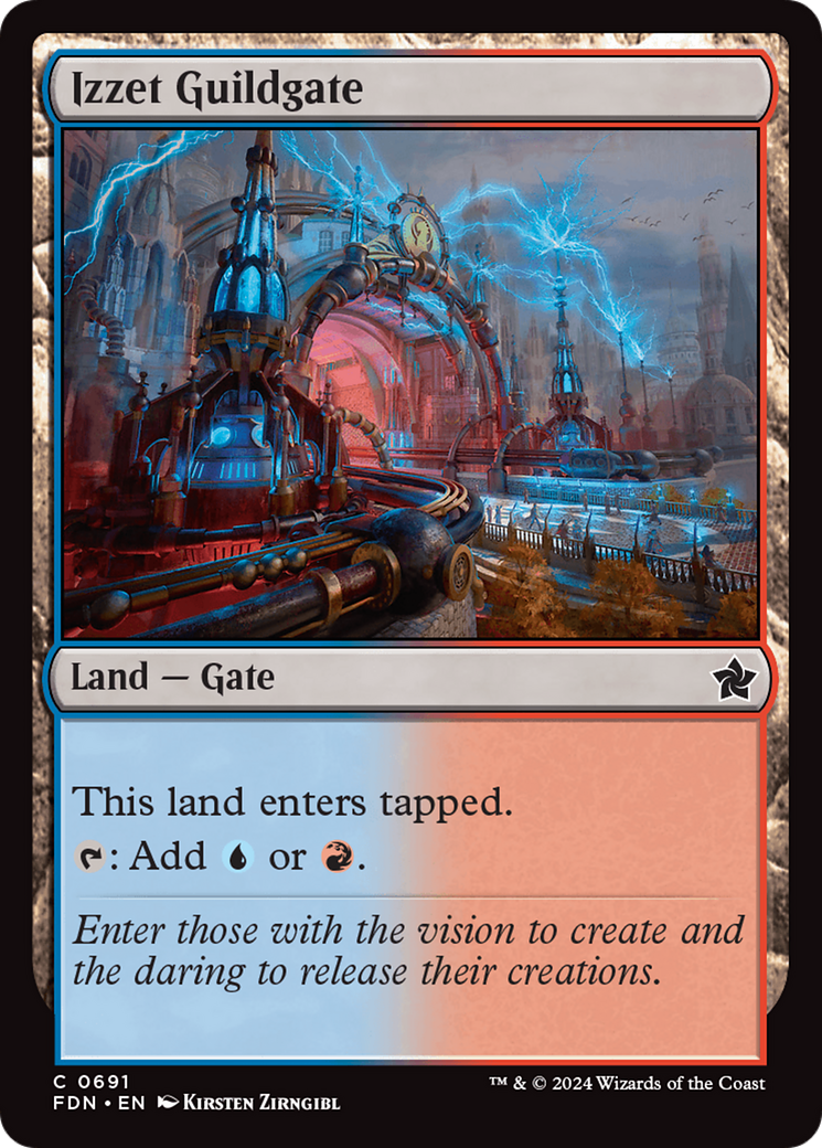Izzet Guildgate [Foundations] | Webway Games
