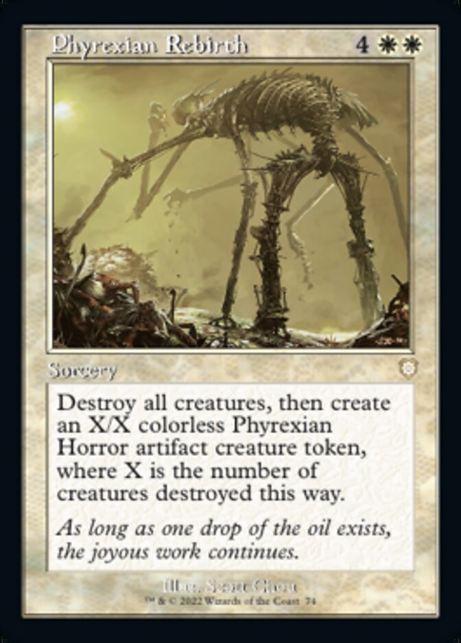 Phyrexian Rebirth (Retro) [The Brothers' War Commander] | Webway Games