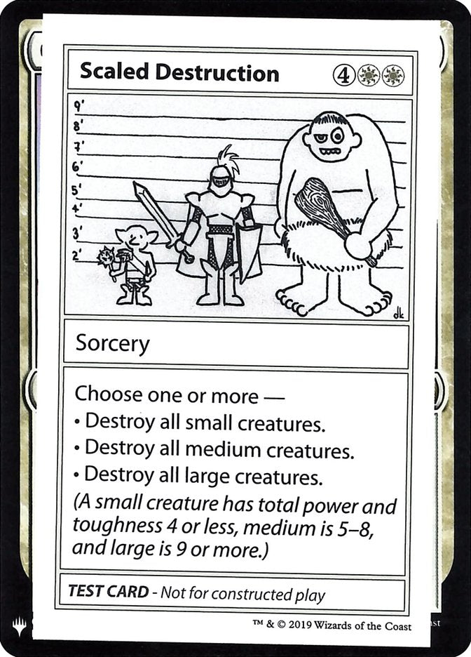 Scaled Destruction [Mystery Booster Playtest Cards] | Webway Games