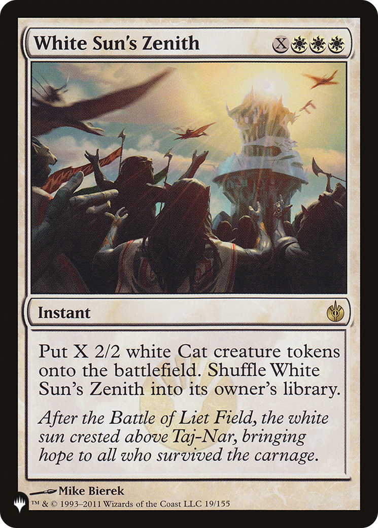 White Sun's Zenith [The List] | Webway Games
