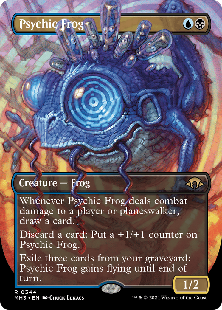 Psychic Frog (Borderless) [Modern Horizons 3] | Webway Games