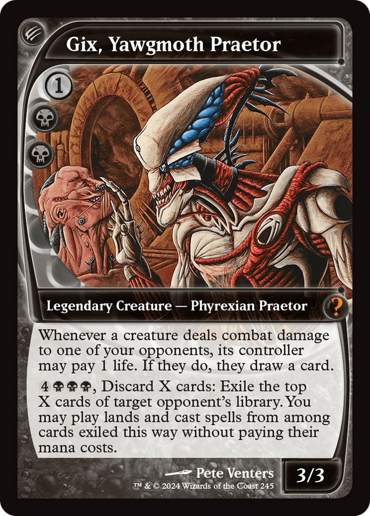 Gix, Yawgmoth Praetor (Future Sight) [Mystery Booster 2] | Webway Games