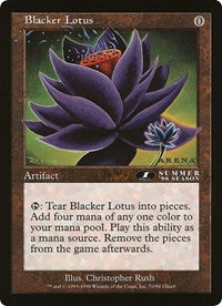 Blacker Lotus (Oversized) [Oversize Cards] | Webway Games