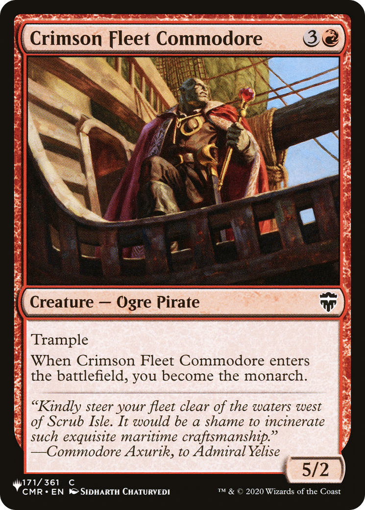 Crimson Fleet Commodore [The List] | Webway Games