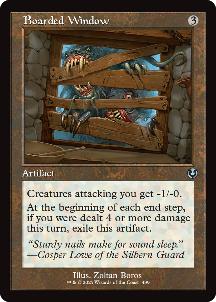 Boarded Window (Retro Frame) [Innistrad Remastered] | Webway Games