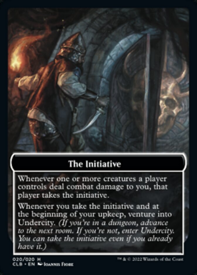 The Initiative // Undercity Double-Sided Token [Commander Legends: Battle for Baldur's Gate Tokens] | Webway Games