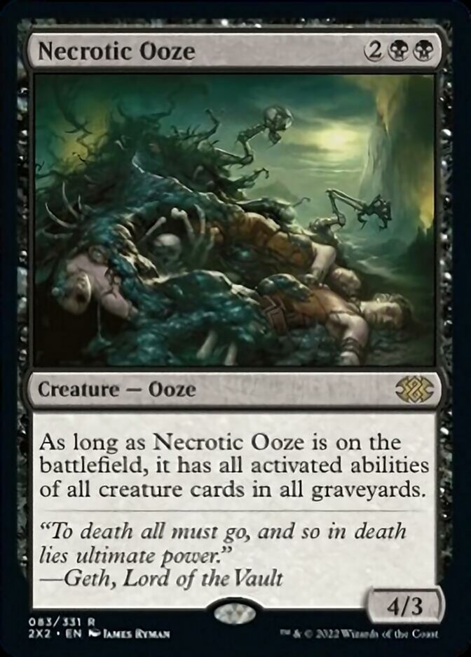 Necrotic Ooze [Double Masters 2022] | Webway Games