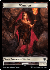 Warrior // Food (0027) Double-Sided Token [Doctor Who Tokens] | Webway Games