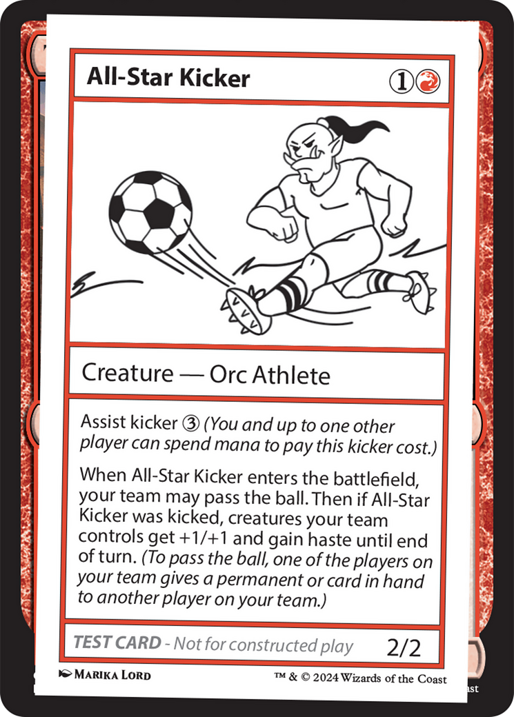 All-Star Kicker [Mystery Booster 2 Playtest Cards] | Webway Games